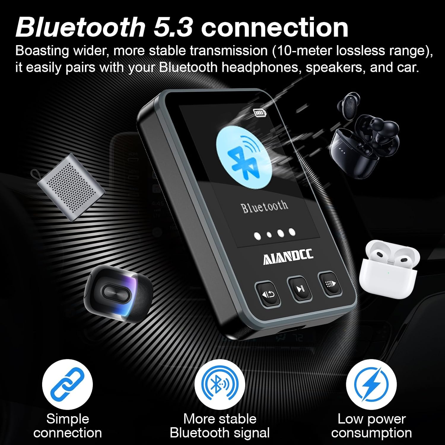 Compacte 32GB MP3-speler met Bluetooth & 32% Korting