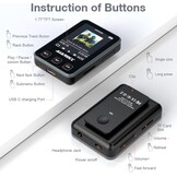 Compacte 32GB MP3-speler met Bluetooth & 32% Korting