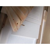 Hoge Kast BODO Grenenhout Wit/Bruin - 60% Korting!