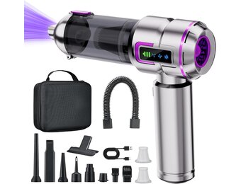 Draadloze Handstofzuiger - 27000 Pa - Incl. Opzetstukken - 32% Korting