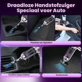 Draadloze Handstofzuiger - 27000 Pa - Incl. Opzetstukken - 32% Korting