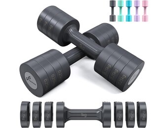 Sportneer Verstelbare Halterset 2-5 kg Grijs - Nu met 33% Korting!