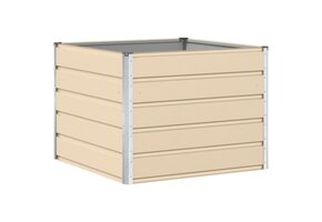 Plantenbak Staal Ivoor 100x100x75 cm - 33% Korting