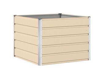 Plantenbak Staal Ivoor 100x100x75 cm - 33% Korting