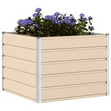 Plantenbak Staal Ivoor 100x100x75 cm - 33% Korting