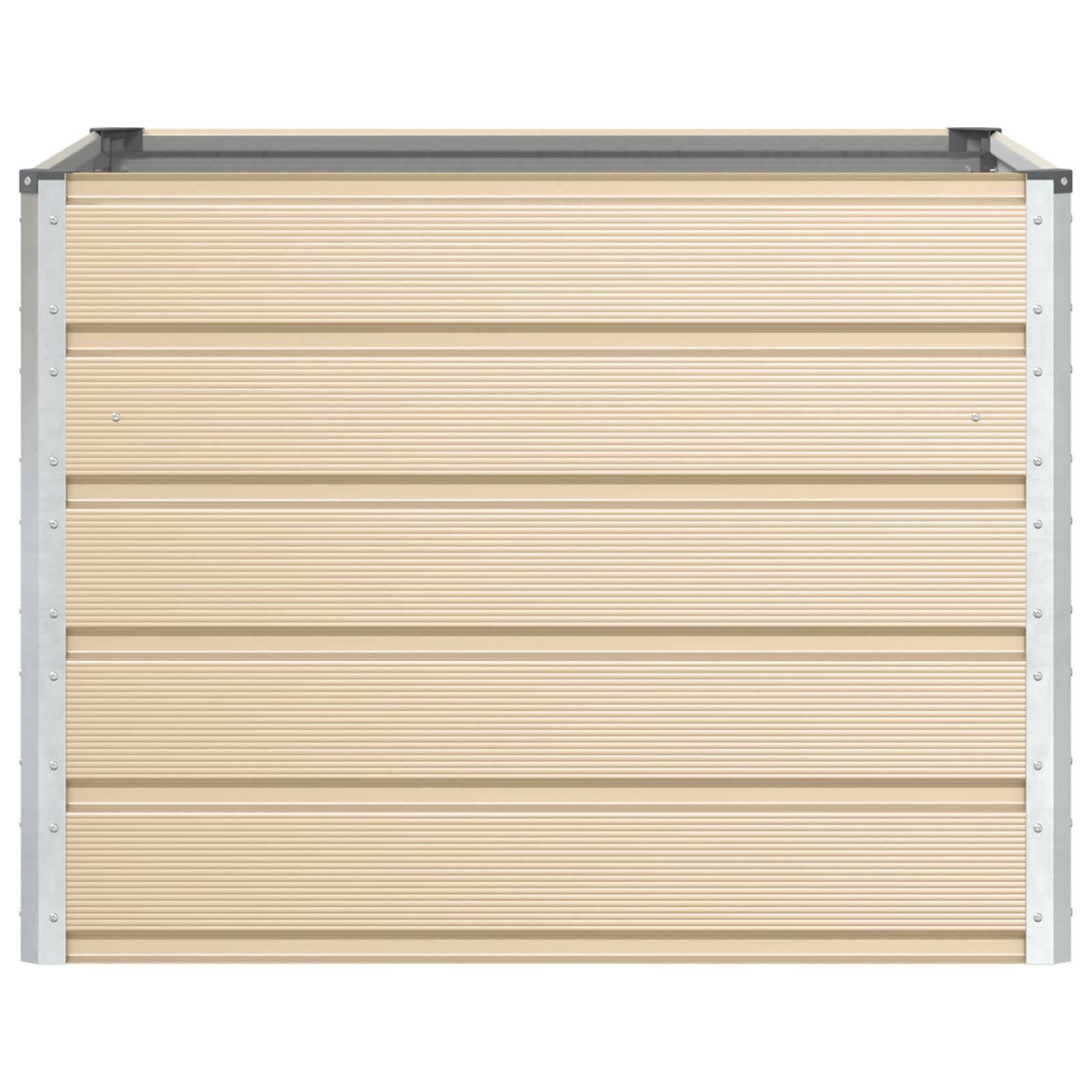 Plantenbak Staal Ivoor 100x100x75 cm - 33% Korting