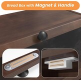 Houten Broodtrommel met Snijplank - 34% Korting