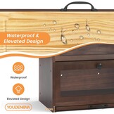 Houten Broodtrommel met Snijplank - 34% Korting