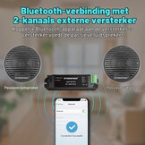 STUDIOFINIX Bluetooth Marine Luidspreker - 140W Waterdicht (Grijs) - 34% Korting!