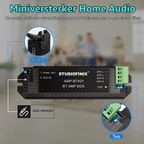 STUDIOFINIX Bluetooth Marine Luidspreker - 140W Waterdicht (Grijs) - 34% Korting!