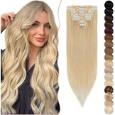 Clip-in Haarverlenging Echt Haar Middenblond - 33% Korting