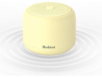 Bobtot Bluetooth Speaker Beige - 20u Afspeeltijd - IPX5 Waterdicht (31% Korting)