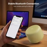 Bobtot Bluetooth Speaker Beige - 20u Afspeeltijd - IPX5 Waterdicht (31% Korting)