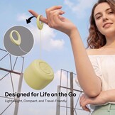Bobtot Bluetooth Speaker Beige - 20u Afspeeltijd - IPX5 Waterdicht (31% Korting)
