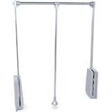 Emuca Kledinglift Verstelbaar 450-600mm Chroom - 33% Korting