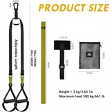 Flintronic Suspensietrainer, slingtrainingsset, suspensietrainingsset, TRX Fitness voor thuis, suspensietrainingssysteem, suspensietraining voor de sportschool thuis