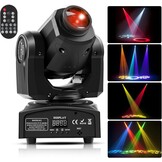 Lyre LED, 50 W, beweegbare kop met afstandsbediening, DMX 512, discoverlichting, DJ, licht, 8 gobo's, 8 kleuren, sono/auto/Master Slave/stroboscoop voor DJ, avond, feest, KTV bar, club