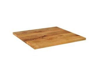 vidaXL Tafelblad vierkant 90x90x2,5 cm massief mangohout