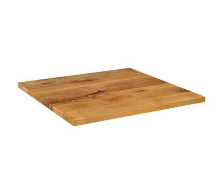 vidaXL Tafelblad vierkant 90x90x2,5 cm massief mangohout