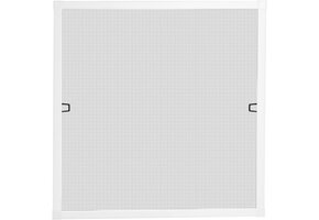 Insectenhor Raam 100x120 cm Wit - Montage zonder boren - Aluminium