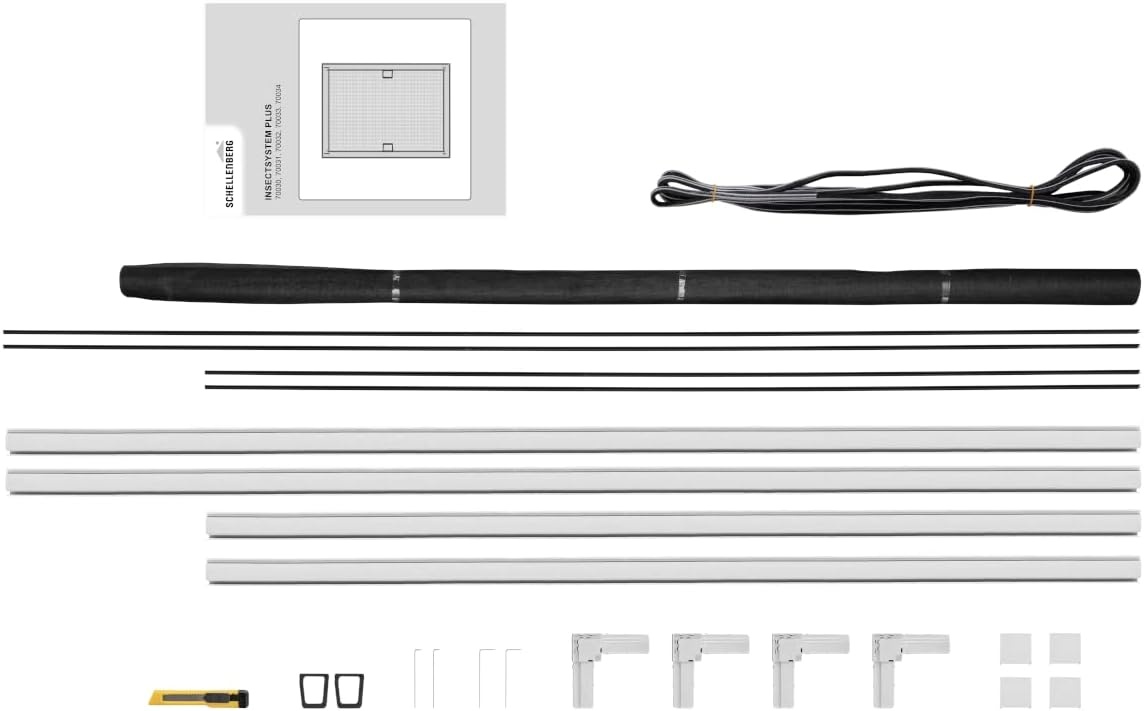 Schellenberg 70030 Insectenhor voor ramen - 100 x 120 cm - Wit