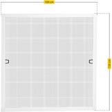 Schellenberg 70030 Insectenhor voor ramen - 100 x 120 cm - Wit