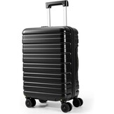 Lekesky 16 inch handbagage koffer, onder de stoel, TSA-slot, zwart