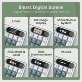 RK ROYAL KLUDGE S98 Mechanisch toetsenbord met intelligente weergave en knop, topmontage, 96% draadloos mechanisch toetsenbord BT/2,4 G/USB-C, hot-swap, software-ondersteuning, accu