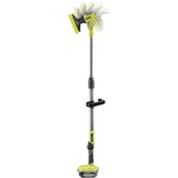 RYOBI - Telescopische gemotoriseerde borstel 18V - diameter 150 mm - 210 rpm - stang 1 m tot 1,4 m - IPX7 batterijbescherming - Geleverd met 1 middenborstel + 1 schuim - R18TPS-0