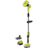 RYOBI - Telescopische gemotoriseerde borstel 18V - diameter 150 mm - 210 rpm - stang 1 m tot 1,4 m - IPX7 batterijbescherming - Geleverd met 1 middenborstel + 1 schuim - R18TPS-0