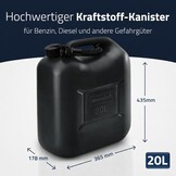 hünersdorff Brandstofkanister STANDARD 20 liter - Zwart