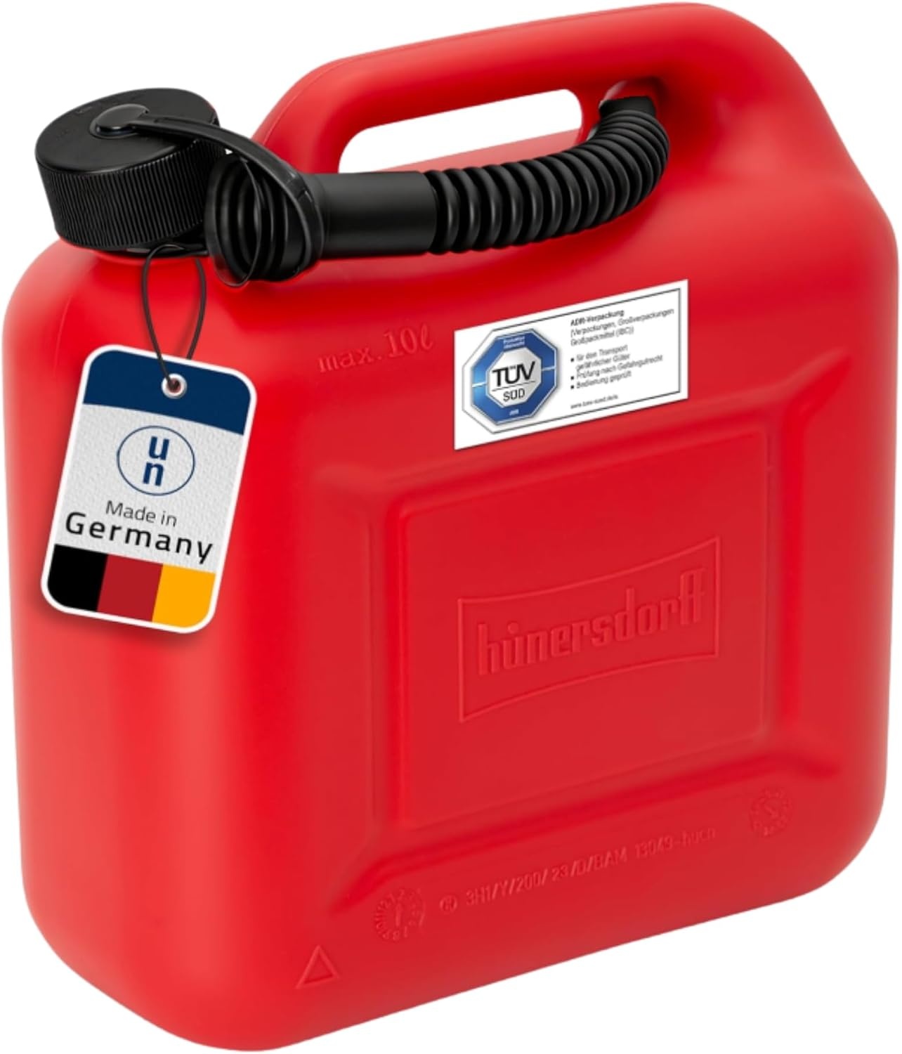 hünersdorff Brandstofkanister STANDARD 20 liter - Zwart