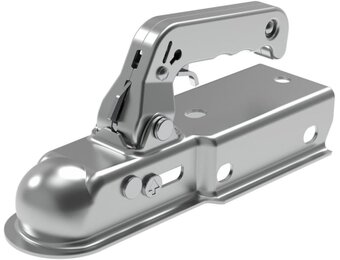 Kogelkoppeling tot 750 kg voor vierkante buis/60 mm