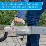 Kogelkoppeling tot 750 kg voor vierkante buis/60 mm