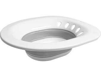 Cornat ZYT763OH Werkzeyt ZYT763OH Bidetbril, geschikt voor gangbare modellen thermoplast, licht wit, intieme verzorging en hygiëne, inklapbaar, wc-opzetstuk, 40 x 37,5 x 6 cm
