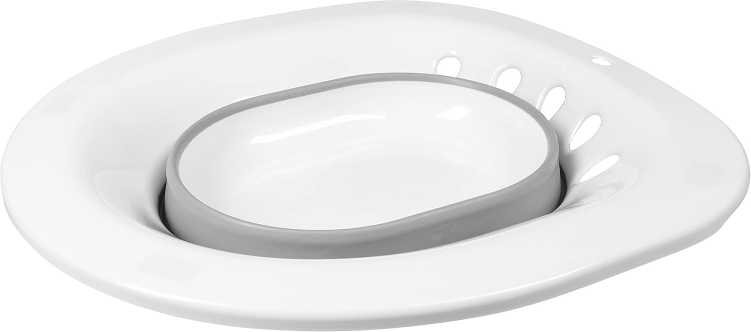 Cornat ZYT763OH Werkzeyt ZYT763OH Bidetbril, geschikt voor gangbare modellen thermoplast, licht wit, intieme verzorging en hygiëne, inklapbaar, wc-opzetstuk, 40 x 37,5 x 6 cm