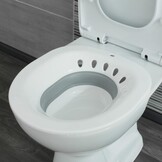 Cornat ZYT763OH Werkzeyt ZYT763OH Bidetbril, geschikt voor gangbare modellen thermoplast, licht wit, intieme verzorging en hygiëne, inklapbaar, wc-opzetstuk, 40 x 37,5 x 6 cm