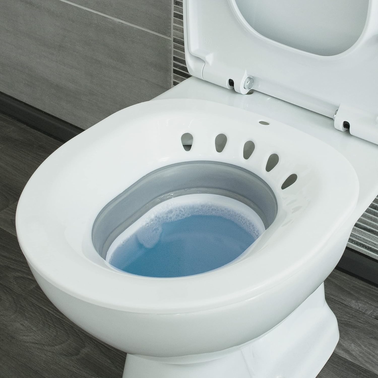 Cornat ZYT763OH Werkzeyt ZYT763OH Bidetbril, geschikt voor gangbare modellen thermoplast, licht wit, intieme verzorging en hygiëne, inklapbaar, wc-opzetstuk, 40 x 37,5 x 6 cm