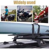 4 stuks spanbanden, zwart, draagkracht 250 kg, sjorbanden van 2,5 m, bevestigingsriemen met roestvrijstalen gesp, spanriem, bevestigingsgordel voor auto, bagagedrager fiets en camping - Maat 250 cm x 2.5 cm