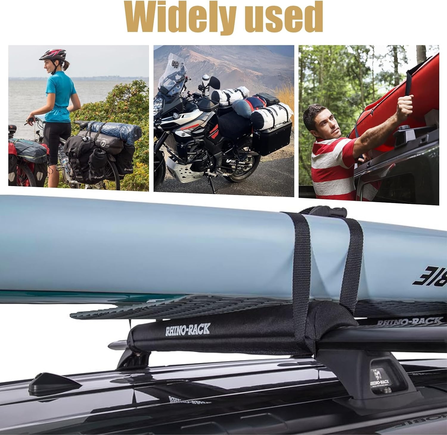 4 stuks spanbanden, zwart, draagkracht 250 kg, sjorbanden van 2,5 m, bevestigingsriemen met roestvrijstalen gesp, spanriem, bevestigingsgordel voor auto, bagagedrager fiets en camping - Maat 250 cm x 2.5 cm
