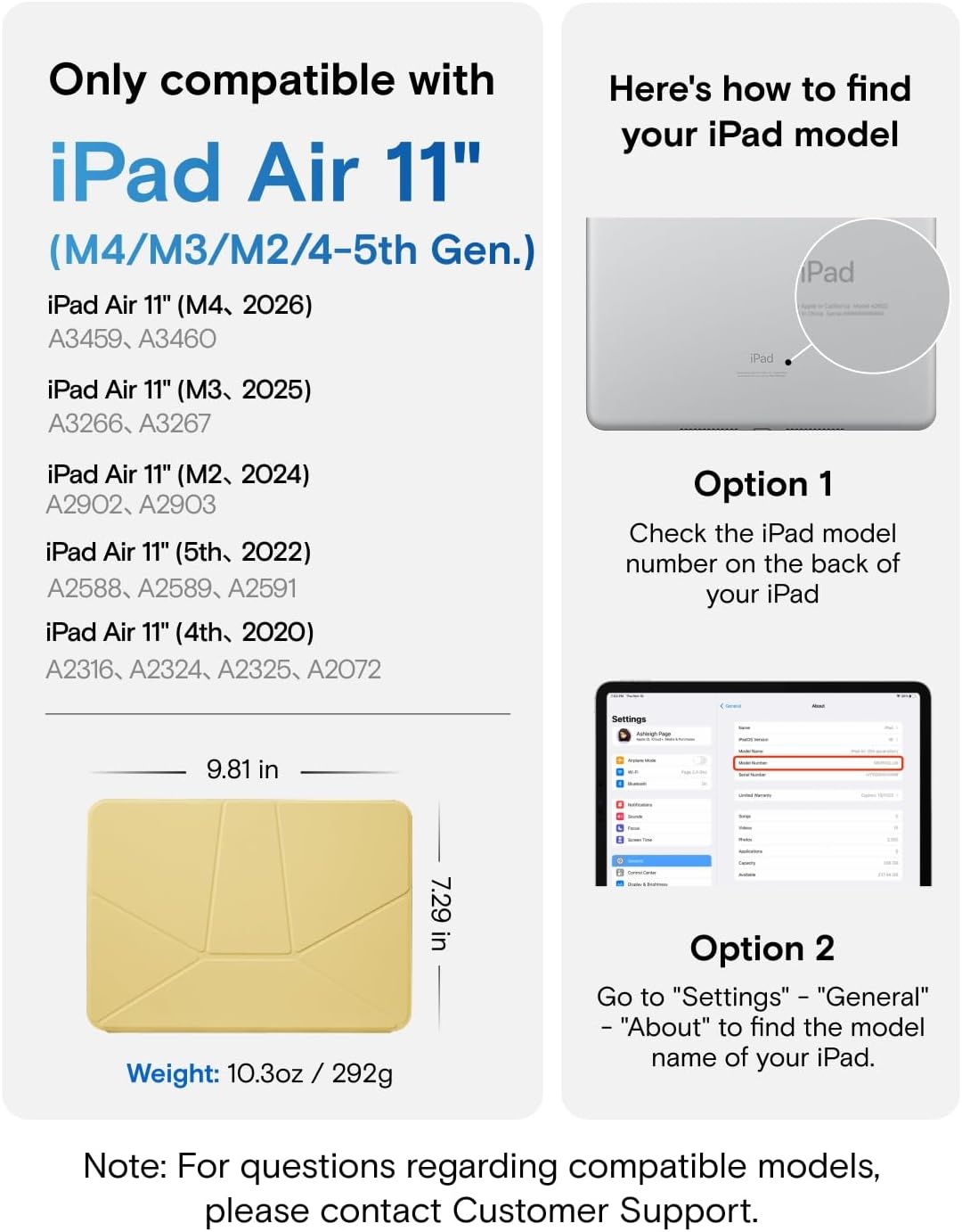 MOFT Dynamische Folio Case voor iPad Air 11" M4/M3/M2 & 10.9" 5e 4e