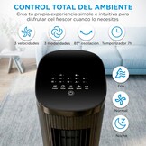 Midea 3-in-1 Aircooler - 5L - 3 Snelheden - 75 graden oscillatie - Zwart