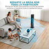 Midea 3-in-1 Aircooler - 5L - 3 Snelheden - 75 graden oscillatie - Zwart