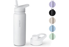RVS Drinkfles Wit 750 ml Thermosfles | 49% Korting