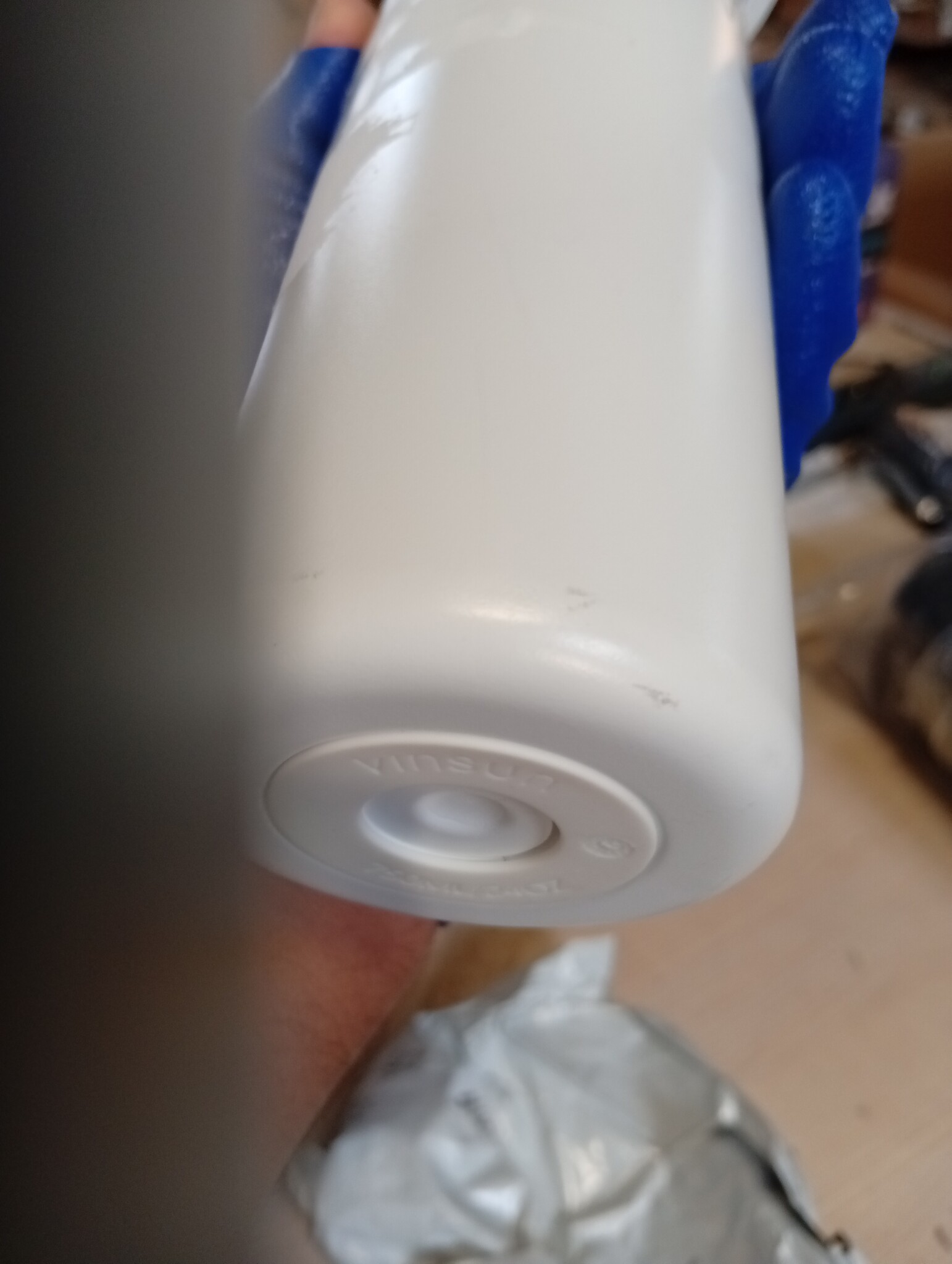 Vinsun RVS Drinkfles 750 ml - Witte Thermosfles met Rietje en Drinkopening - Lekvrij
