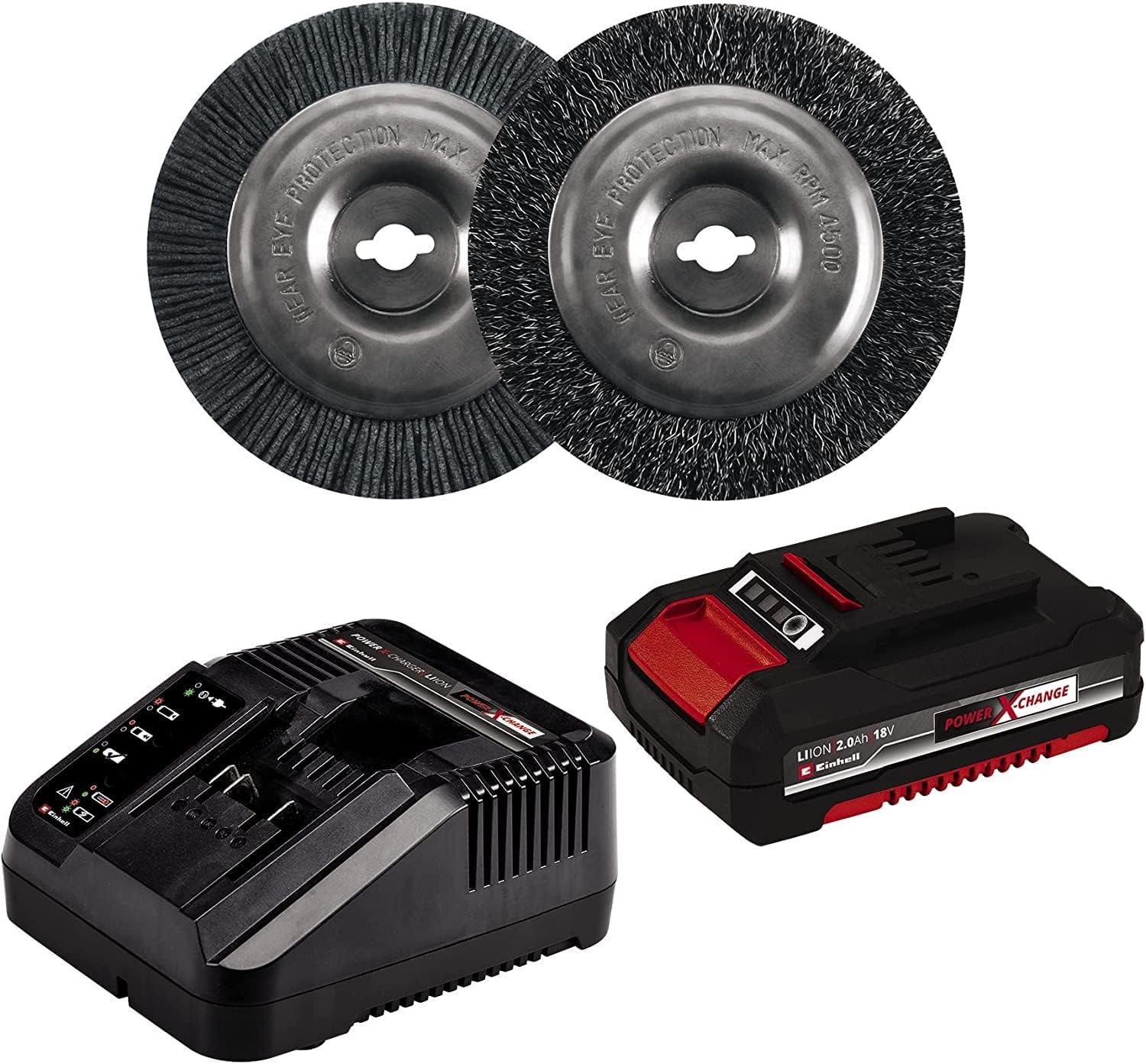 Einhell Accu Voegenreiniger GE-CC 18 Li Kit - Inclusief 2,0 Ah Accu en Snellader