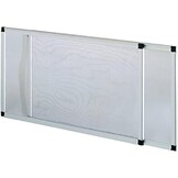 Blinky 75010 vliegengaas, uittrekbaar, geanodiseerd, hoogte 50 x 70 cm