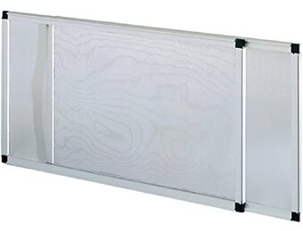 Blinky 75010 vliegengaas, uittrekbaar, geanodiseerd, hoogte 50 x 70 cm