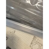 Blinky 75010 vliegengaas, uittrekbaar, geanodiseerd, hoogte 50 x 70 cm