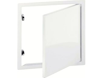 PLACOPLATRE T119270 Visiteluik, staal, gelakt, wit, placo, 500 x 600 mm, 500 x 600 cm